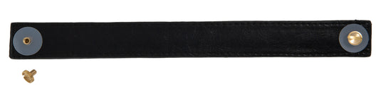 44309-1|Dritz 10" Faux Leather Handle Set, Black