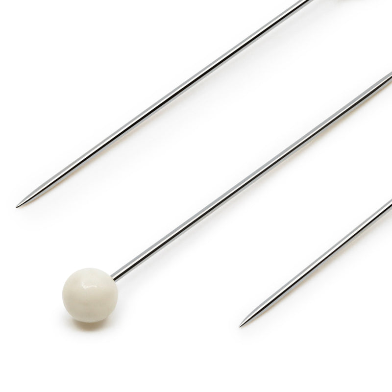 Load image into Gallery viewer, 111|Dritz 1-1/2" Long Color Ball Pins, White, 250 pc