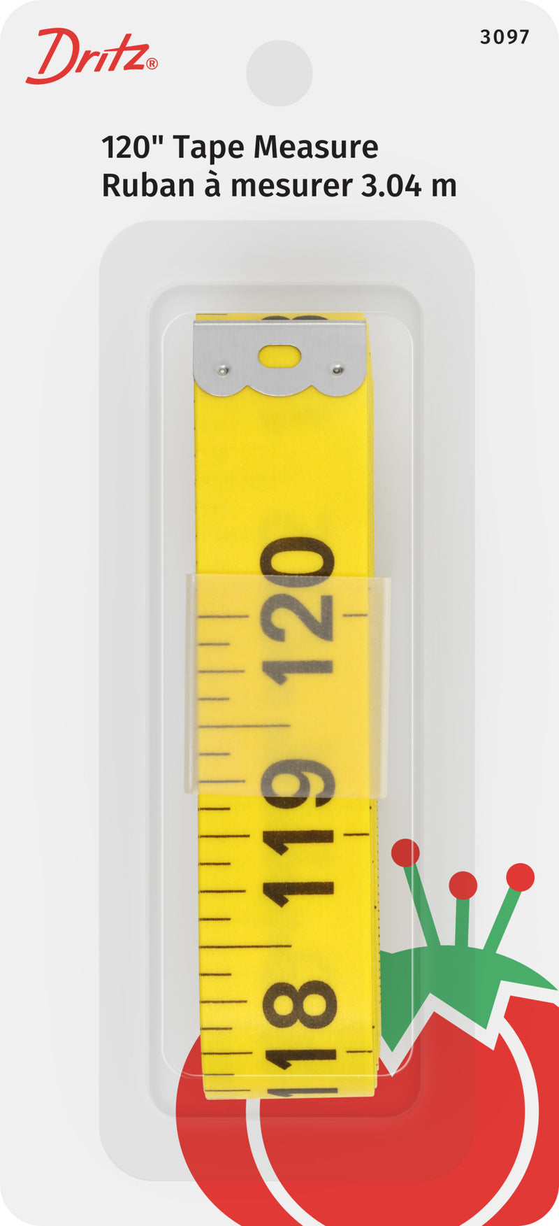 Load image into Gallery viewer, 3097|Dritz 120-Inch Tape Measure, Yellow