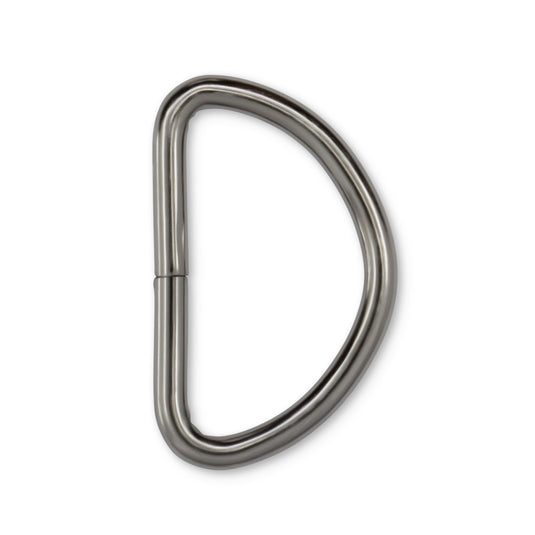 BK141|Dritz 1" D-Rings, Gunmetal, 24 pc