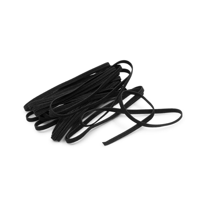 Cargue la imagen en el visor de la galería, 9329B|Dritz 1/8" Black Braided Elastic, 4 yd
