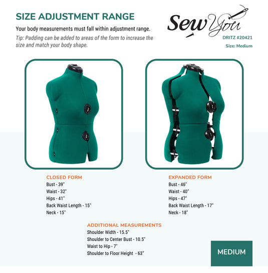 Dritz Sew You Adjustable Dress Form – Prym Americas