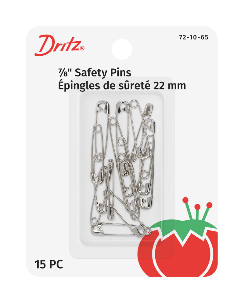 Load image into Gallery viewer, 72-10-65|Dritz 7/8" Safety Pins, Nickel, 15 pc