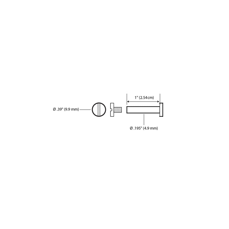 Load image into Gallery viewer, 44321-35|Dritz Long Post Chicago Screws, Brass, 3 pc