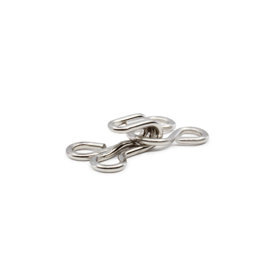 90-1-65|Dritz Hooks & Eyes, 14 pc, Nickel, Size 1