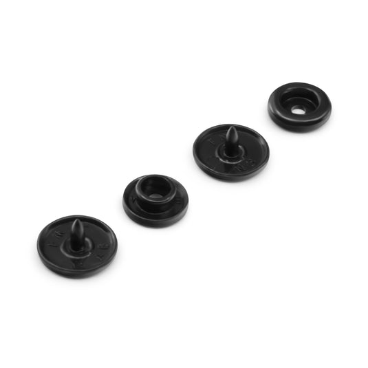 11179-1|Dritz 1/2" Plastic Snaps, Black, 60 Sets