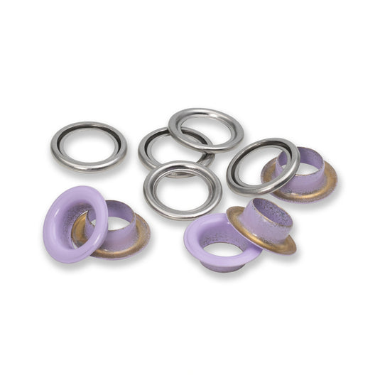 542548|Prym Eyelets with washers 11 mm Lilac 20pc