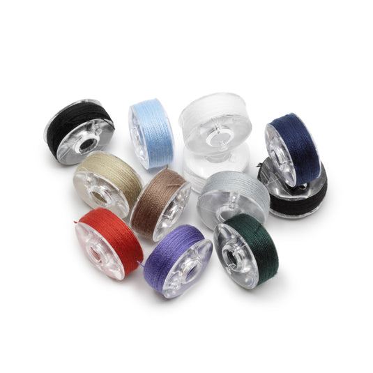 950|Dritz Class 66 Reusable Bobbins, Assorted, 12 pc