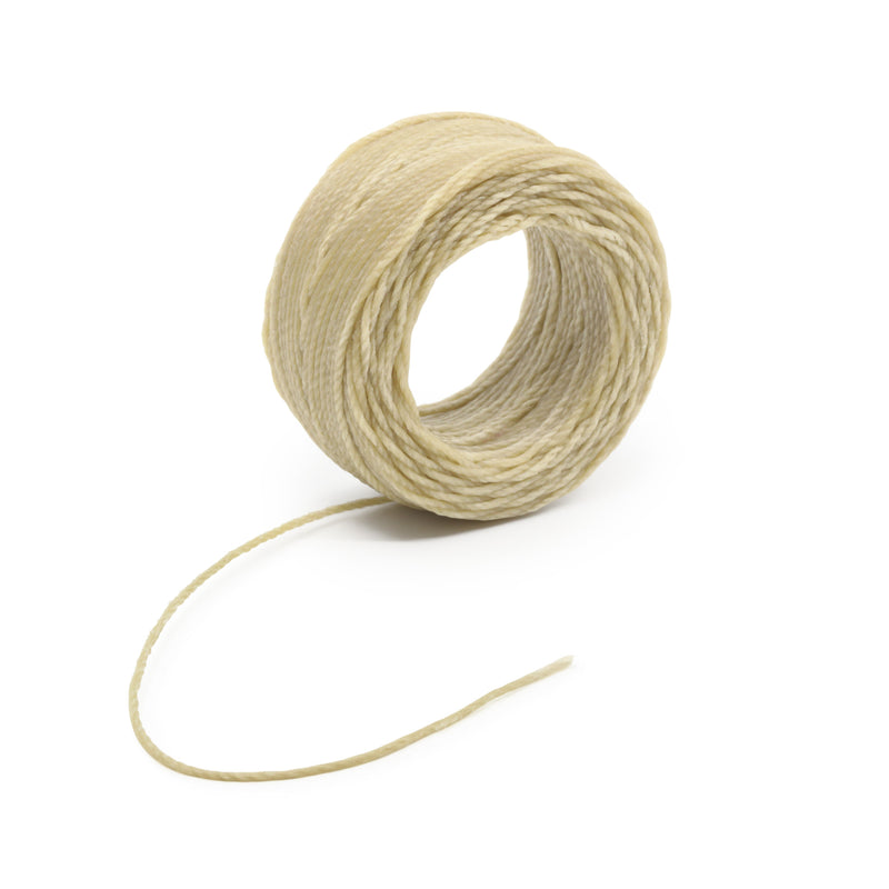 Load image into Gallery viewer, 9043|Dritz Waxed Button Thread, Natural, 20 yd