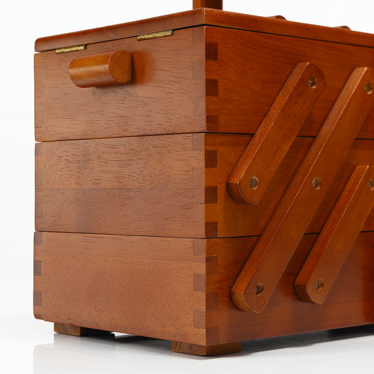 612549|Prym Dark Wood Sewing box