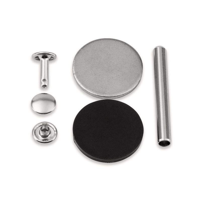 Load image into Gallery viewer, 403172|Prym RIVETS Tubular 9 mm /6-9 mm refill silver 12pc