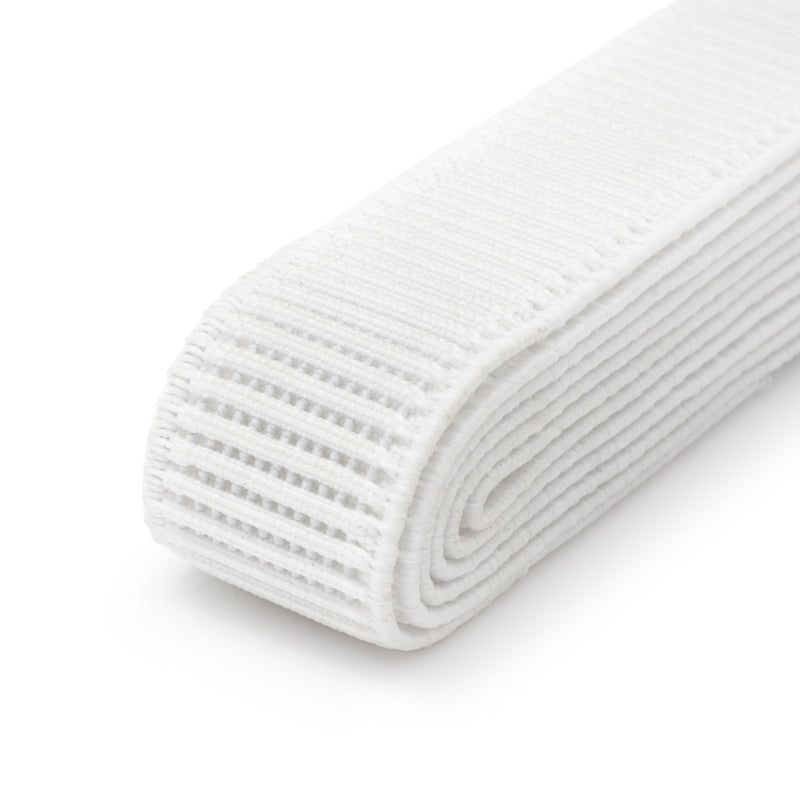 Cargue la imagen en el visor de la galería, 9301W|Dritz 3/4" Ribbed Non-Roll Elastic, White, 1 yd