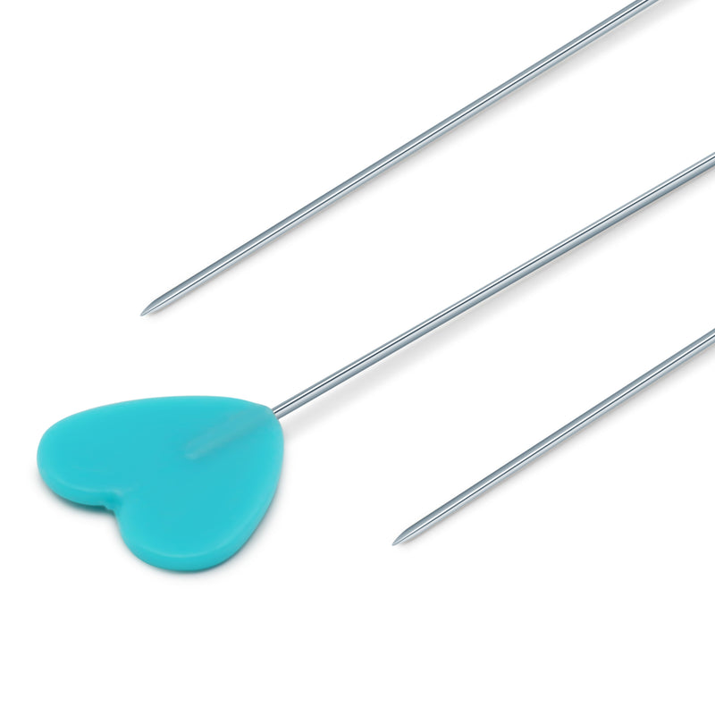 Load image into Gallery viewer, 3069|Dritz 2" Flat Heart Head Pins, Assorted, 50 pc