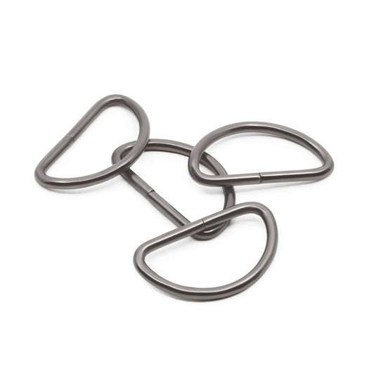 117-112-1|Dritz 1-1/2" D-Rings, Black, 4 pc