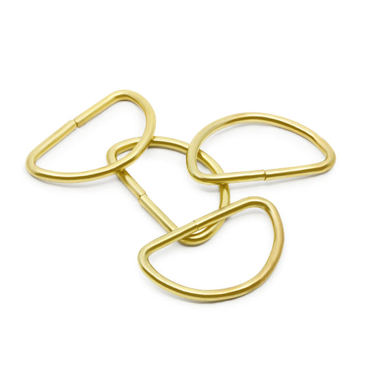 117-114-35|Dritz 1-1/4" D-Rings, Gilt, 4 pc