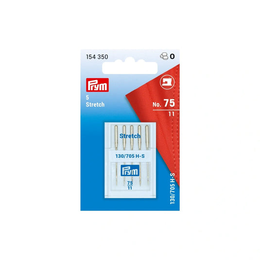 154350|Prym Stretch Sewing Machine Needles, Size 11, No. 75,  5 PC
