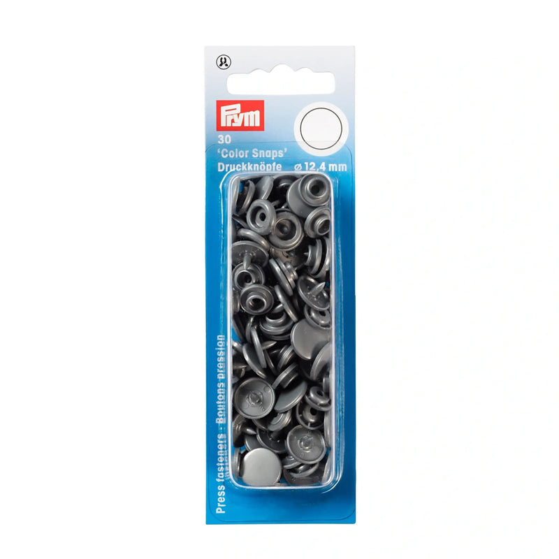 Load image into Gallery viewer, 393145|Prym Non-Sew Color Snaps 12.4 mm, 30 pc, Silver