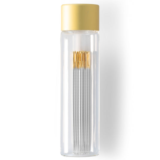 3058|Dritz Gold-Eye Big Stitch Quilting Needles, Size 5, 12 pc