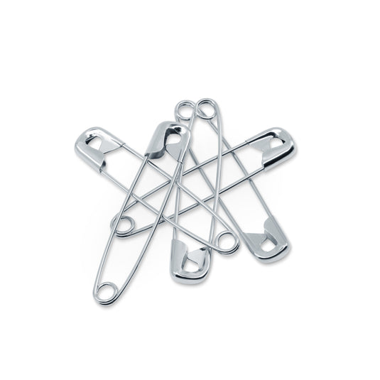 72-3|Dritz 2" Safety Pins, Nickel, 5 pc