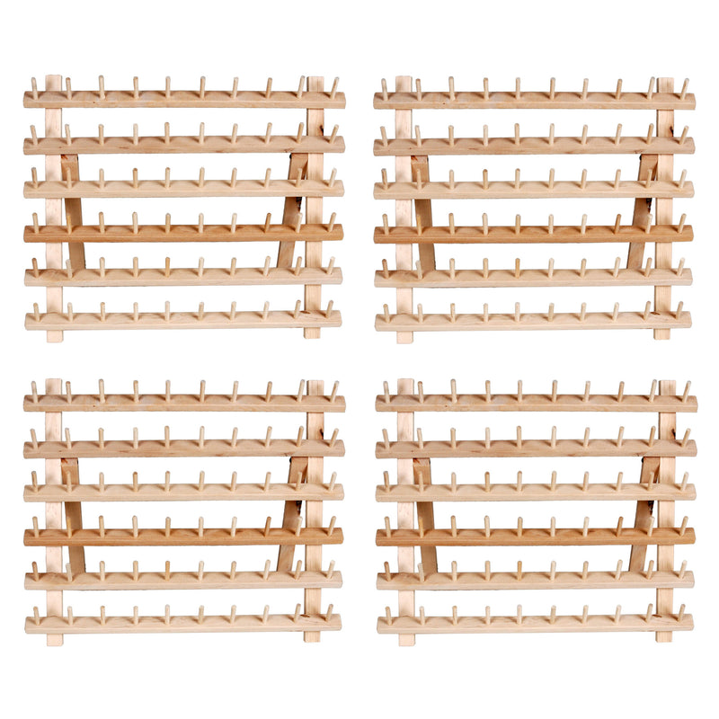 Chargez l'image dans la visionneuse de la galerie, 11164A|Dritz Wooden Thread Rack, 4 pc