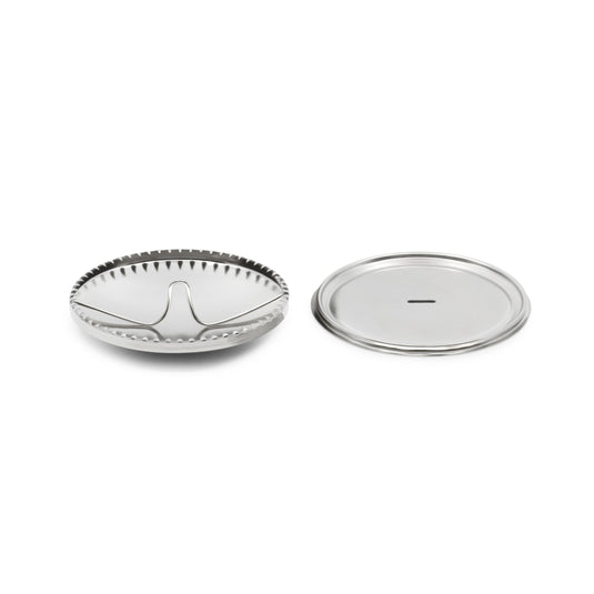 213-100|Dritz 2-1/2" Half Ball Cover Button, 1 pc, Nickel
