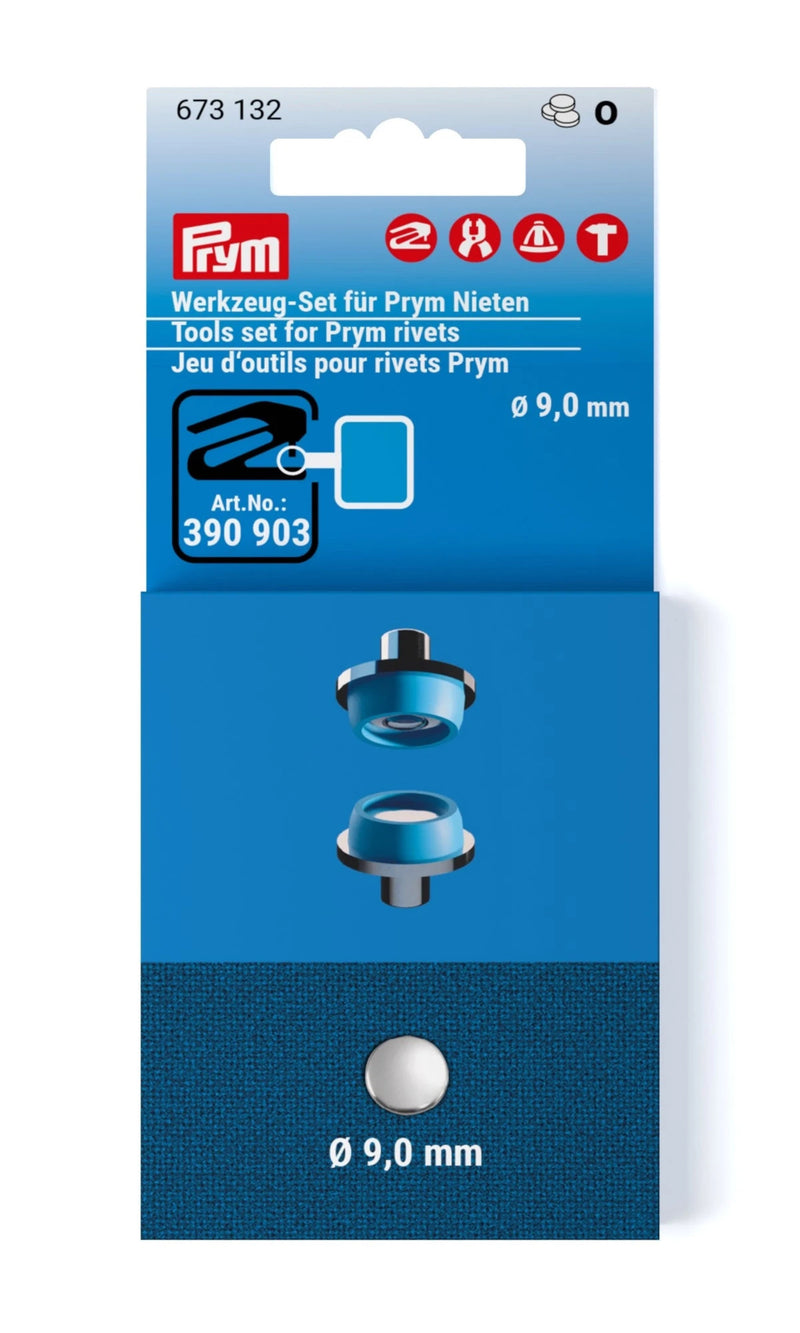 Cargue la imagen en el visor de la galería, 673132|Prym VARIO Tools set Rivets 9 mm