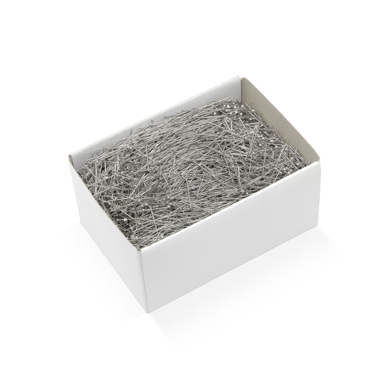 Cargue la imagen en el visor de la galería, 110600|Prym Extra-Fine Pleating Pins, Size 12, Nickel, 1 lb