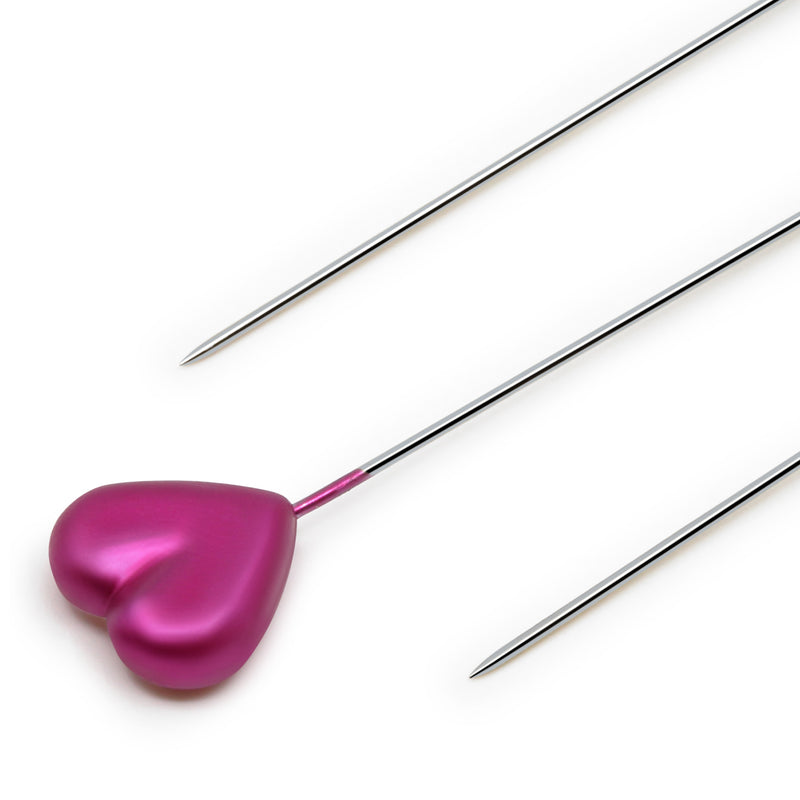 Load image into Gallery viewer, 130|Dritz 2-1/8" Heart Pearlized Pins, Assorted, 35 pc