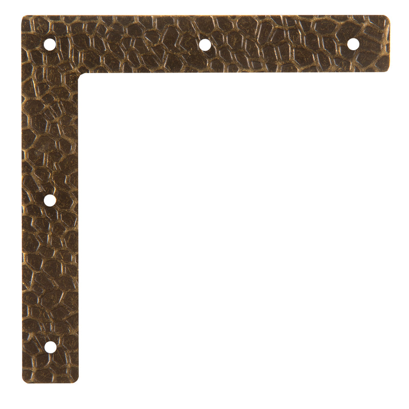 Load image into Gallery viewer, 44795-38|Dritz Textured Campaign Corners, Large, Antique Brass, 4 pc