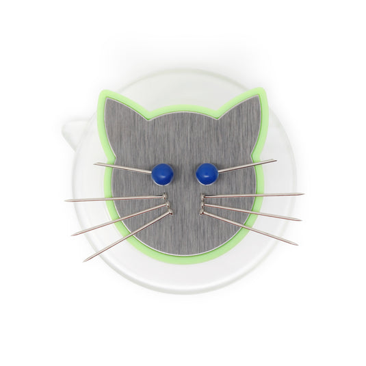 274|Dritz Cat Pin Magnet, Coral