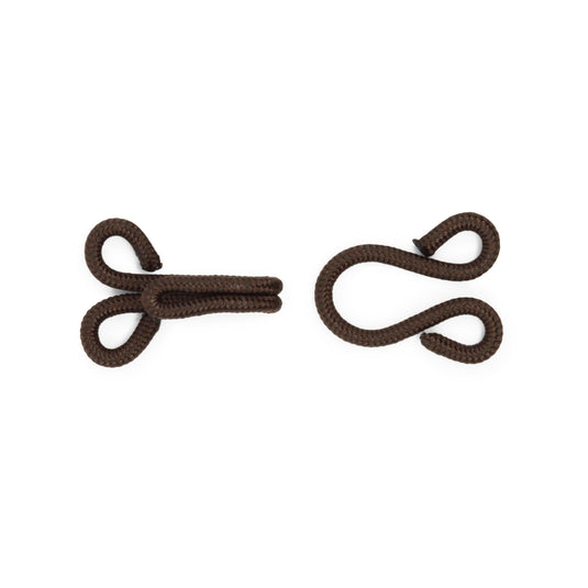 767-11|Dritz Covered Hooks & Eyes, 2 pc, Brown