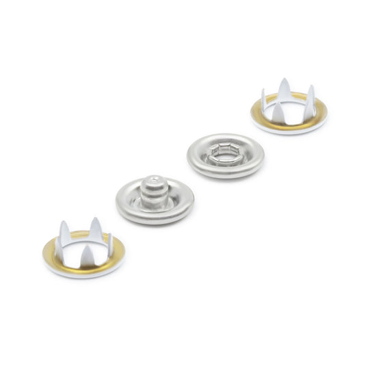 15-9|Dritz 3/8" Snap Fasteners, 7 Sets, White