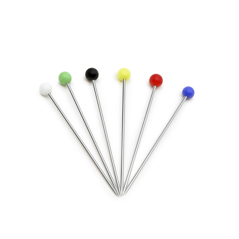 Load image into Gallery viewer, 60|Dritz 1-1/4" Glass Head Pins, Assorted, 40 pc