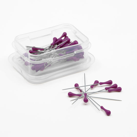 135-40|Dritz 1-1/2" Easy Grasp Pins, Purple, 60 Pieces