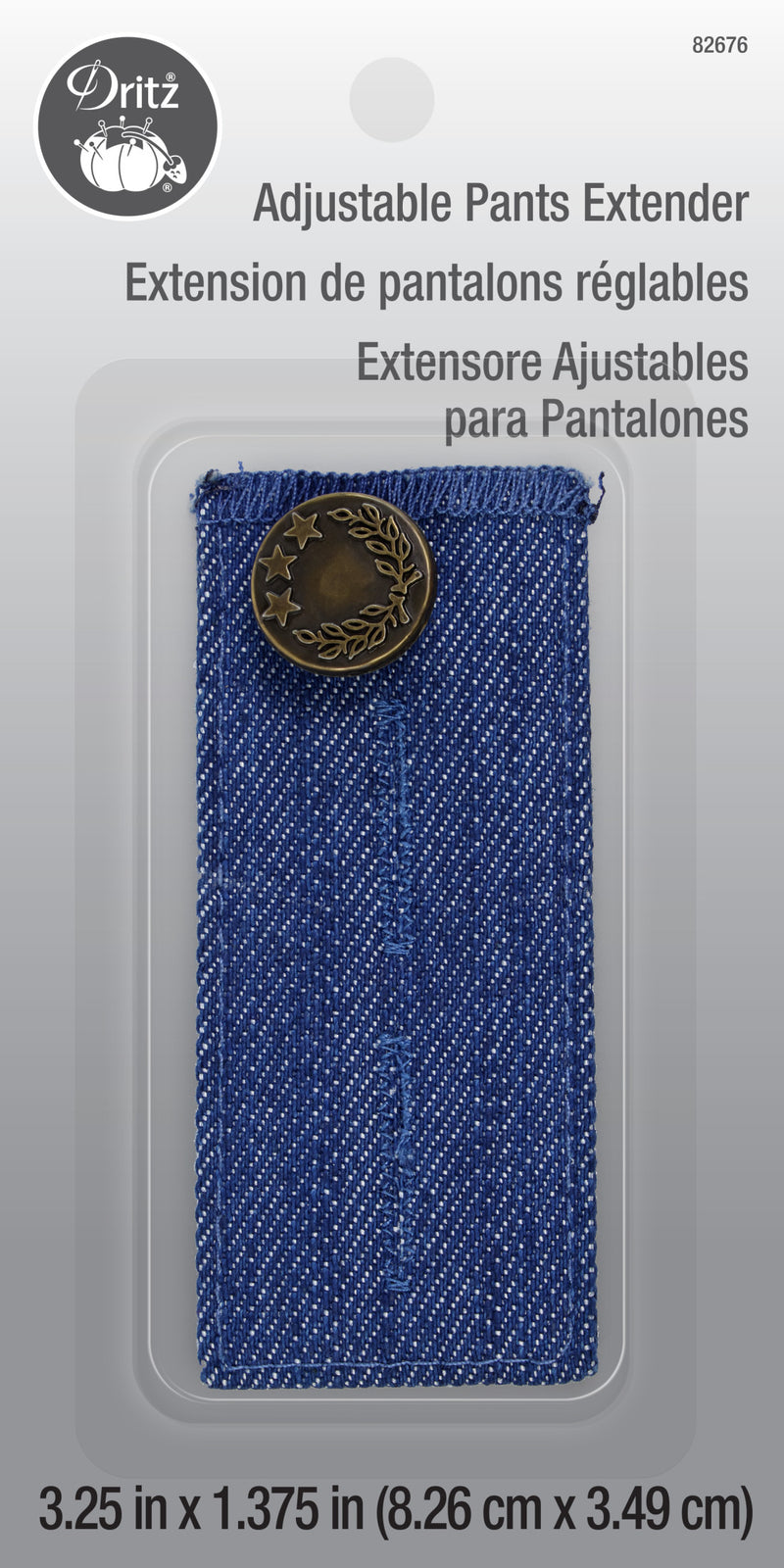 Load image into Gallery viewer, 82676|Dritz Adjustable Pants Extender Button, Light Denim
