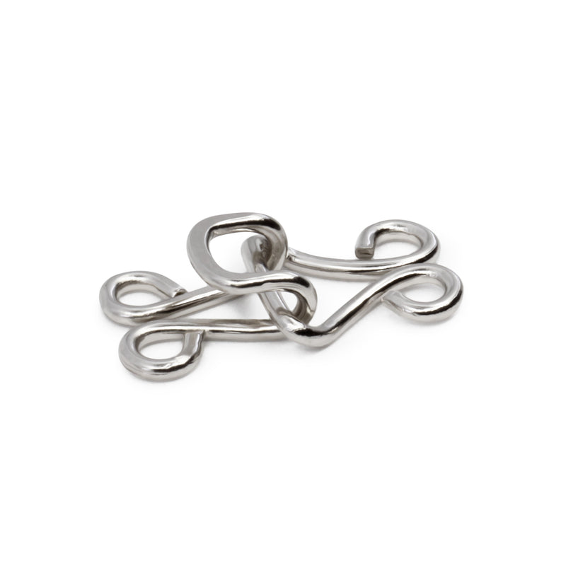 Load image into Gallery viewer, 97-65|Dritz Coat Hooks &amp; Eyes, 4 pc, Nickel