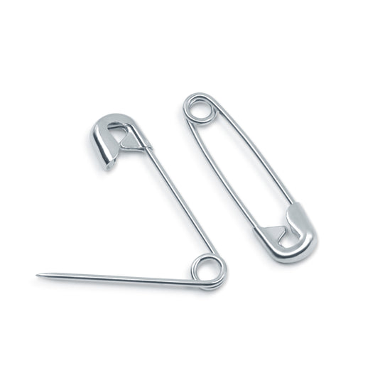 544200|Prym Safety Pins, Silver, Brass