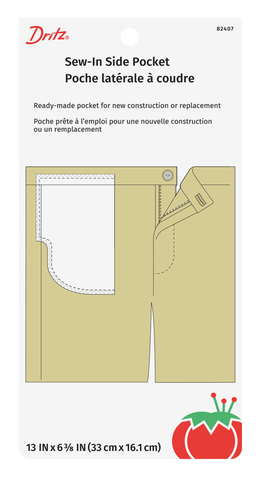 82407|Dritz Sew-In Side Replacement Pocket