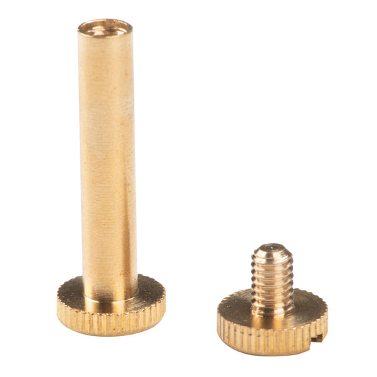 44321-35|Dritz Long Post Chicago Screws, Brass, 3 pc