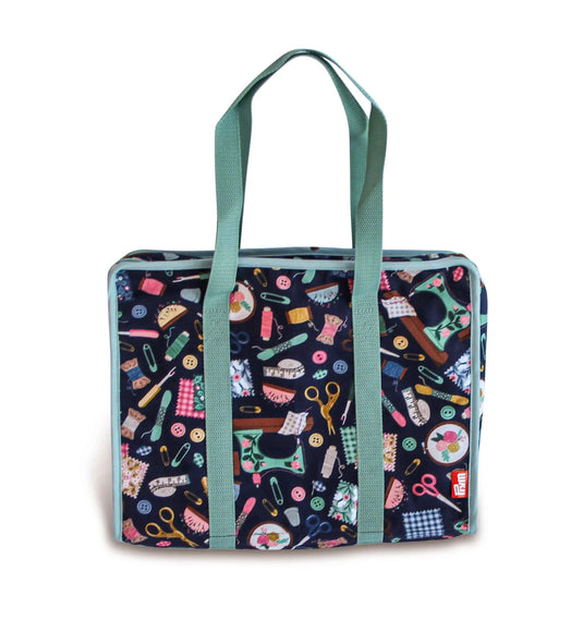 612061|Prym All-in-One Craft Organizer Bag, Aqua Notions