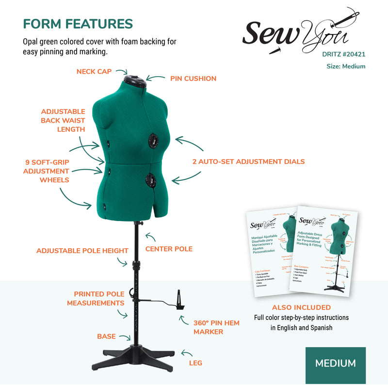Load image into Gallery viewer, 20421|Dritz Sew You Adjustable Dress Form, Medium