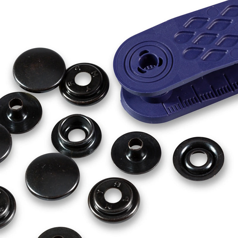 Load image into Gallery viewer, 390200|Prym SPORT 15 mm black oxidized with tools 10pc