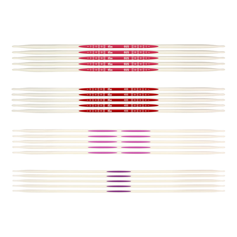 Cargue la imagen en el visor de la galería, 57180|Prym 8" Ergonomic Double Point Knitting Needles Set