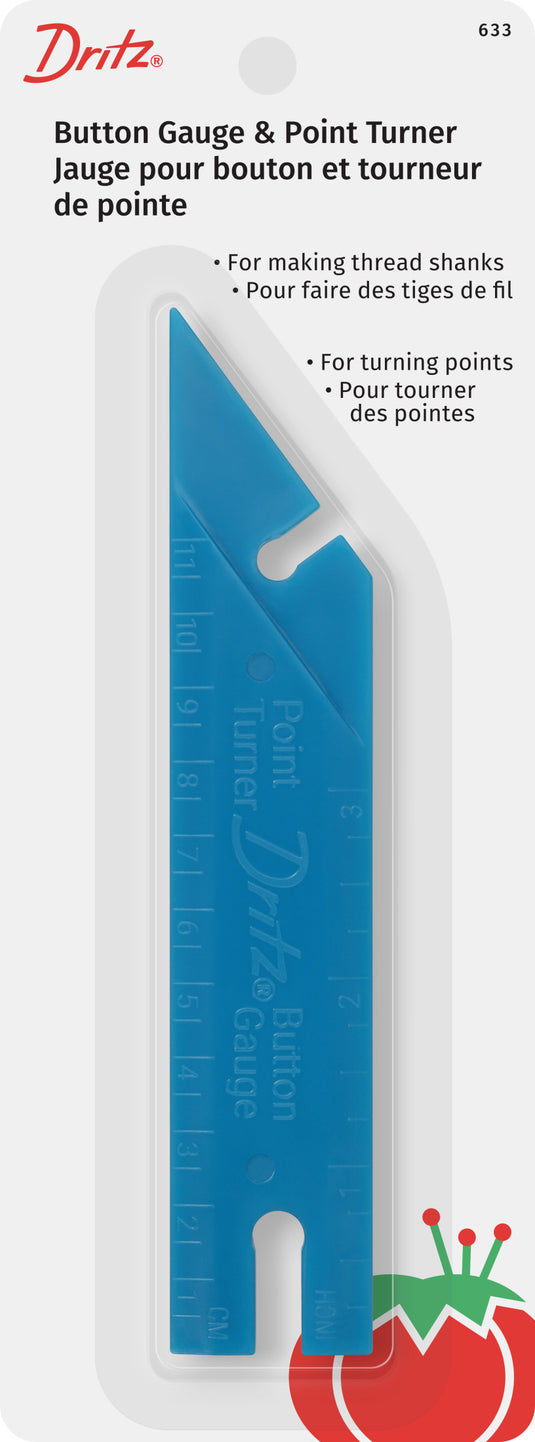 633|Dritz Button Gauge & Point Turner