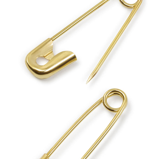 564100|Prym Safety Pins, Gold, Brass