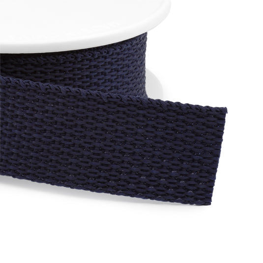 28602-3|Dritz 1" Polypro Belting & Strapping, Navy, 15 yd