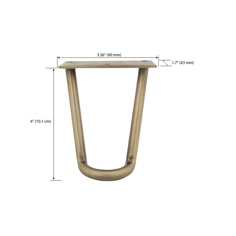 Load image into Gallery viewer, 44709-38|Dritz Modern Hairpin Legs, Antique Brass, 2 pc