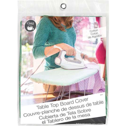 82637|Dritz Cotton Table Top Ironing Board Cover