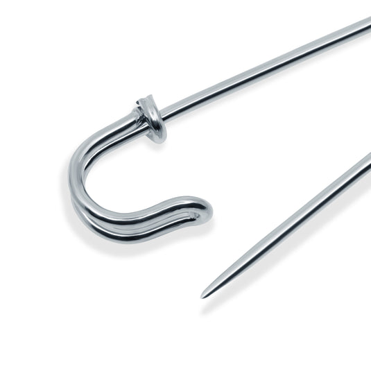 62-65|Dritz 3" Skirt/Kilt Pins, Nickel, 2 pc