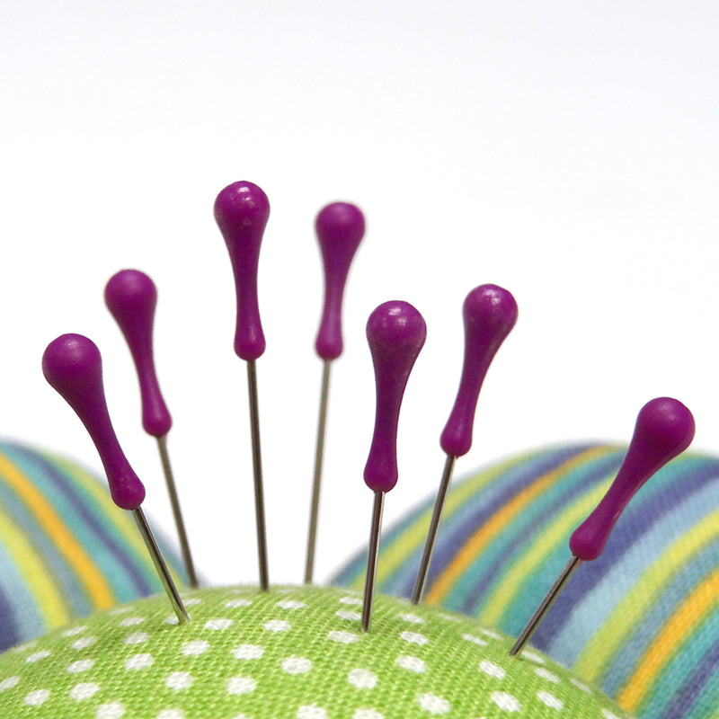 Load image into Gallery viewer, 135-40|Dritz 1-1/2" Easy Grasp Pins, Purple, 60 Pieces